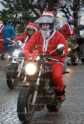 IX Zlot Mikolajow na Motocyklach w Trojmiescie. Na...