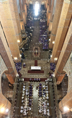 Eksporta zwlok biskupa Szlagi do katedry pelplinskiej....