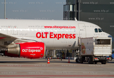 Lotnisko im Lecha Walesty w Gdansku Rebiechowie. Na...