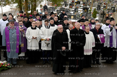 Cmentarz Witomiński w Gdyni. Uroczystości pogrzebowe...