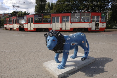 Gdansk Oliwa. Okolice petli tramwajowej na al. Grunwaldzkiej,...
