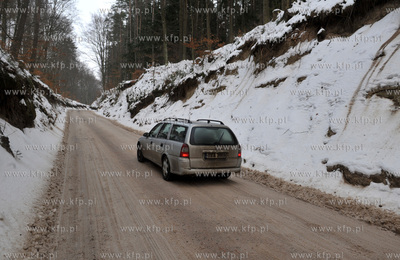 Lesna droga pomiedzy Sulminem na Kaszubach, a Otominem....