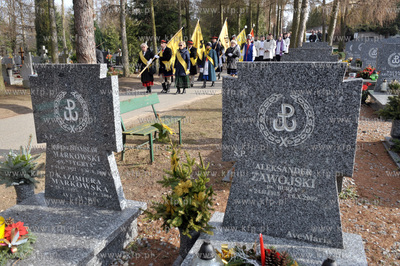 Pogrzeb profesora Jerzego Sampa na cmentarzu Lostowickim...