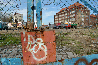 Gdansk. Okolice ul. Walowej i miejsce budowy czterech...