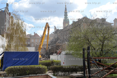 Wyburzanie kina Neptun w Gdansku. Powstanie tutaj hotel...