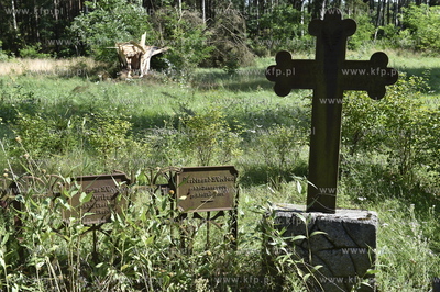 Lapidarium dawnego cmentarza ewangelickiego w Lipuszu...