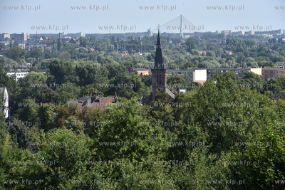 Panorama Gdańska Oruni, widok z punktu widokowego...