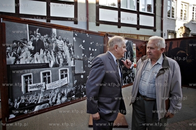 Gdansk. Wernisaz wystawy plenerowej W przededniu wielkiej...