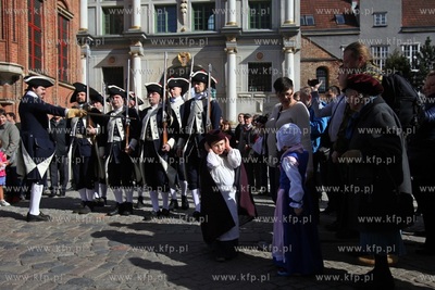 Gdańsk. Plac między Złotą Bramąi Katownią. Historyczna...