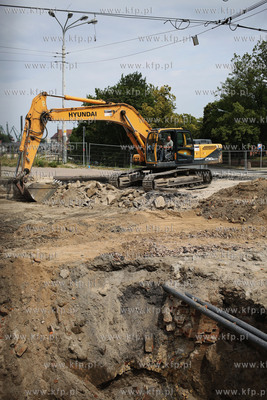 Gdańsk. Budowa tunelu pod ul. Hucisko. Podczas prac...