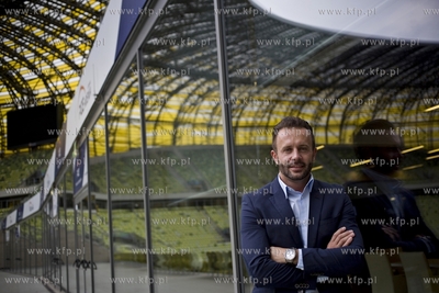 Gdańsk. PGE Arena. Spotkanie poświęcone meczowi,...