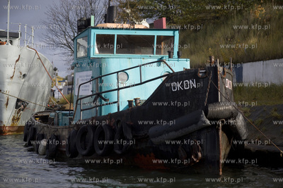 Holownik Okoń, najstarszy gdański holownik, zbudowany...
