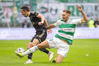 Ekstraklasa. Lechia Gdańsk - Radomiak Radom. Nz. Rafał...