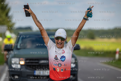 Kwidzyn. Zakonczenie biegu Karoliny Napiórkowskiej...