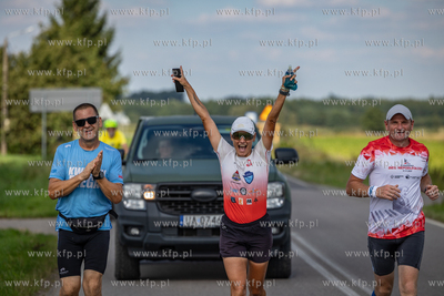Kwidzyn. Zakonczenie biegu Karoliny Napiórkowskiej...