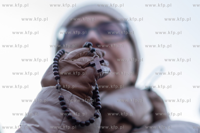 Demonstracja wsparcia dla lekarzy i pacjentek w Gdańsku....