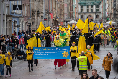 Gdańsk. Parada na finał Pól Nadziei. 30.03.2025...