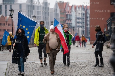 Gdańsk. 16. rocznica wejścia Polski do Unii Europejskiej....