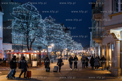 Sopot. Iluminacje świąteczne. 08.12.2023 / fot. Anna...
