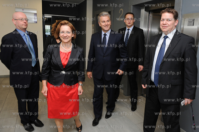 Gdansk. Terminal kontenerowy DCT. Wizyta przedstawicieli...