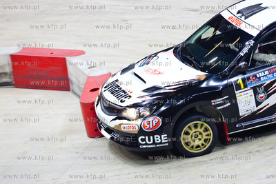 Gdansk. Hala Ergo Arena. Prolog 8 Rajdu Lotos Baltic...