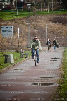 Gdansk. Zbiornik retencyjny Augustowska. Konferencja...