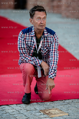 Gdansk. Solidarity of Arts. Uroczystosc odcisniecia...