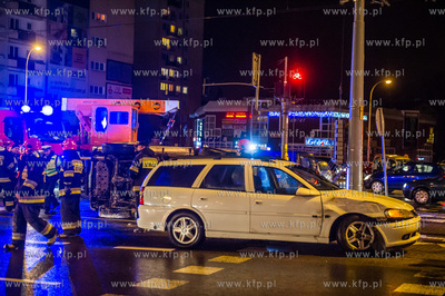 Gdansk. Wrzeszcz. Skrzyzowanie Alei Grunwaldziej i...