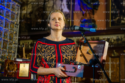 Gdansk. Dwor Artusa. Gala wreczenia nagrod dla zeglarzy...