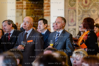 Gdansk. Wielka Sala Wety Ratusza Glownego Miasta. Obchody...