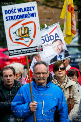 Gdansk. Plac pod pomnikiem Krola Jana III Sobieskiego....