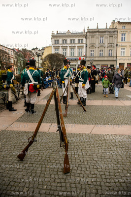 Tczew. Plac Hallera. Piata inscenizacja historyczna...