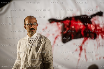 Gdańsk. Teren Muzeum II Wojny Światowej. Performance...