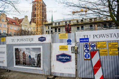 Gdańsk. Budowa hotelu Hampton by Hilton, który powstaje...