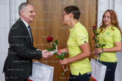 Gdańsk. Urząd Wojewódzki. Spotkanie Wojewody Pomorskiego...