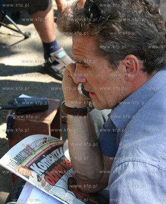 Ekipa filmowa Kryminalnych realizuje na Wybrzezu zdjecia...