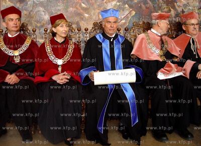 Nadanie tytulu doktora honoris causa Uniwersytetu Gdanskiego...