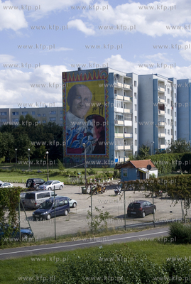 Ozdobne murale na blokach S.M. Zaspa. Jeden z najslynniejszych...