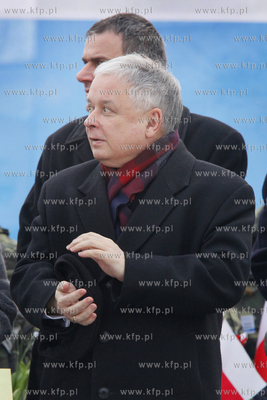 Wizyta prezydenta RP Lecha Kaczynskiego w Kartuzach....