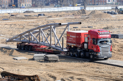 Budowa stadionu PGE Arena na Gdanskiej Letnicy. Nz....