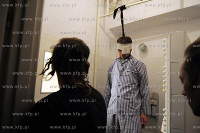 Plan zdjeciowy filmu Uklad Zamkniety w rezyserii Ryszarda...