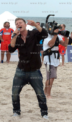 Mecz gwiazd w ramach Finalu Mistrzostw Plazowej Pilki...