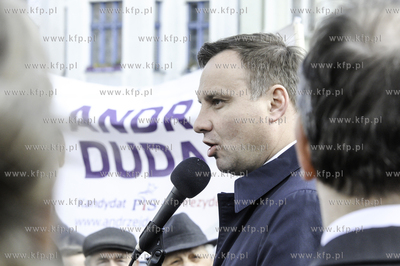 Tczew. Spotkanie kandydata PiS na prezydenta RP, Andrzeja...
