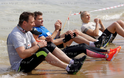 Na plaży w Gdańsku-Brzeźnie odbył się w Warriors...