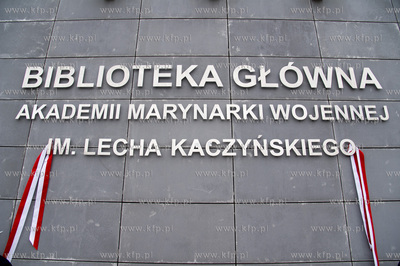 Uroczystosc nadania imienia Lecha Kaczynskiego Bibliotece...