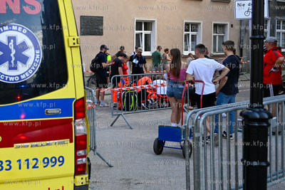 30. Bieg św. Dominika n/z bieg elity mężczyzn na...