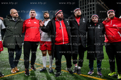 Mecz Polska - Litwa na Narodowym Stadionie Rugby n/z...