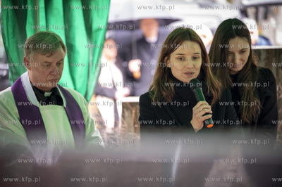 Cmentarz Witomiński w Gdyni. Uroczystości pogrzebowe...