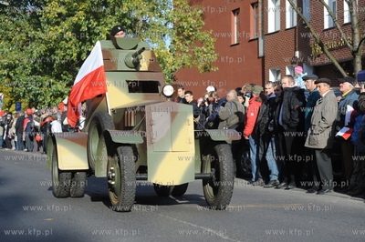 Gdansk, huczne obchody 90 rocznicy odzyskania niepodleglosci....