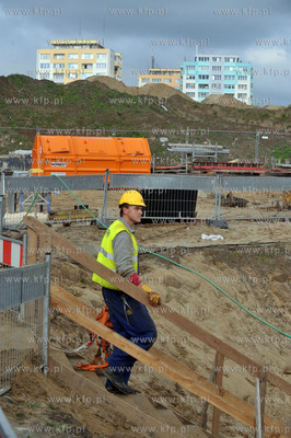 Uroczystosc wmurowania kamienia wegielnego pod budowe...